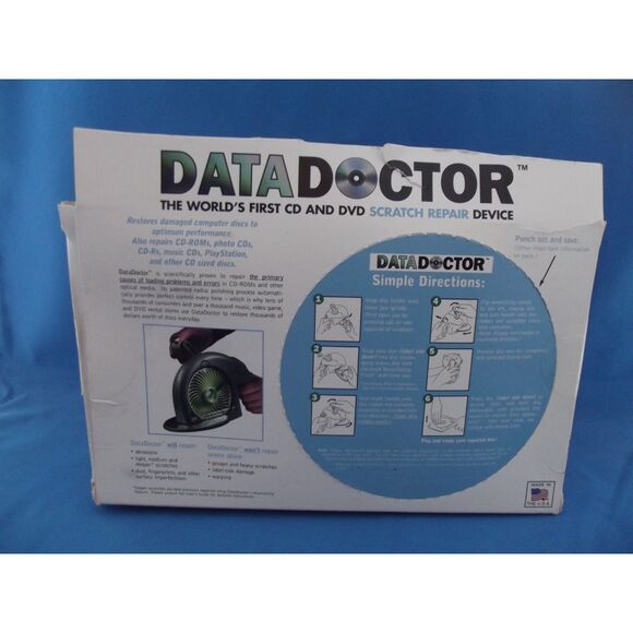 Datadoctor CD DVD Scratch Repair Device Game & Data Repair Digital Innovations - Picture 2 of 3